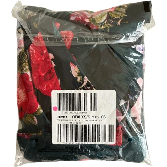 VICTORIA'S SECRET 100% Silk Robe w/ Tags, Size XS/S